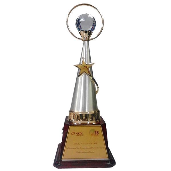 NSDL Star Performer Award 2013 for (Demat A/c) - Alankit
