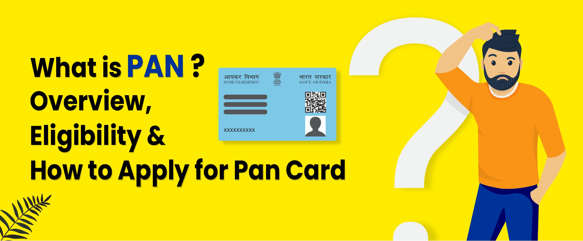 What is PAN, Overview, Eligibility and How to Apply for PAN Card